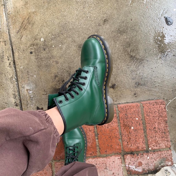 Dr. Martens Shoes - Doctor martens green boots